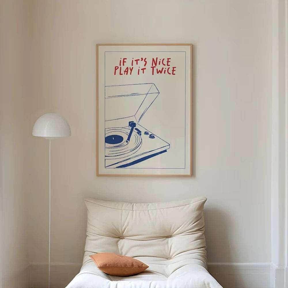 If It's Nice Play It Twice Print