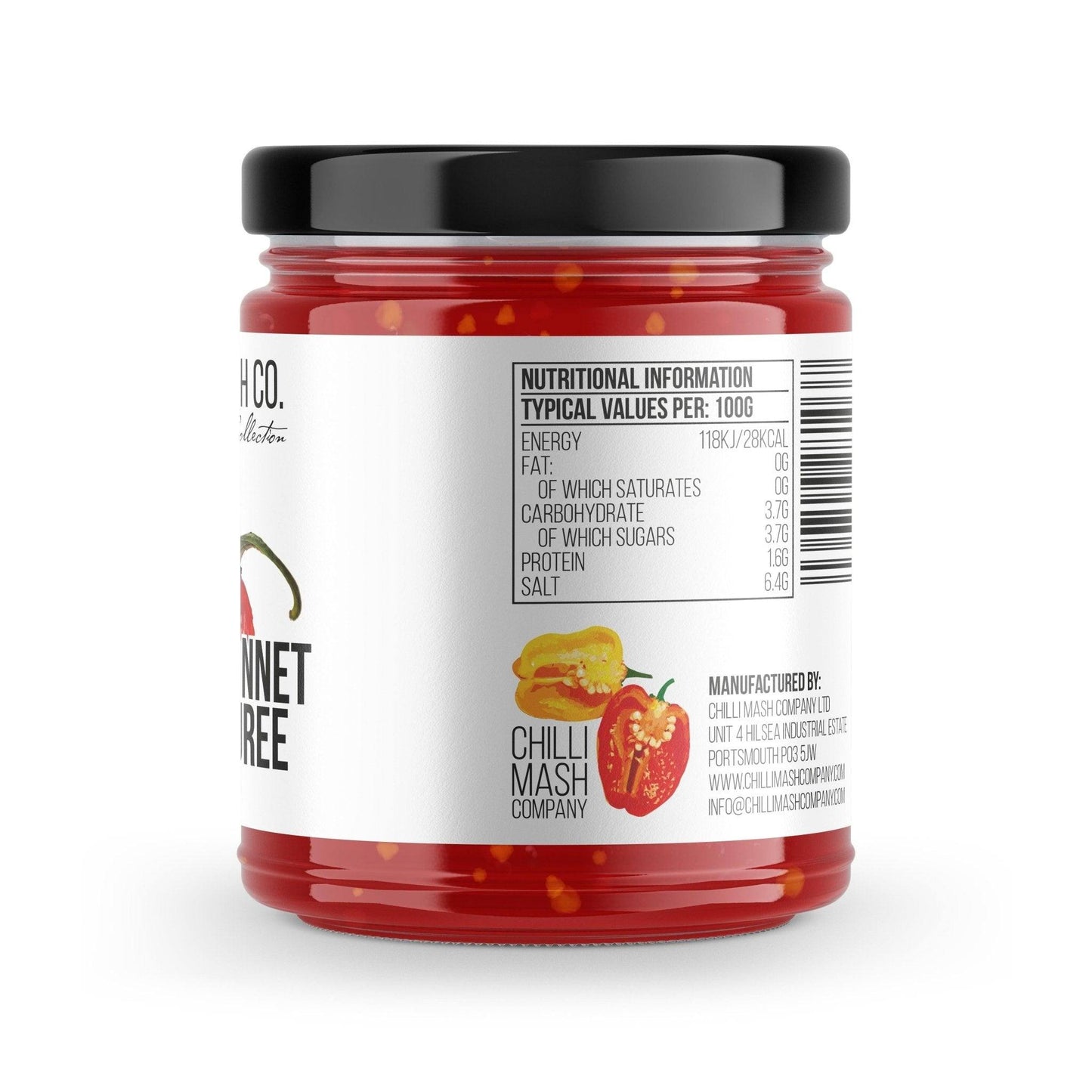 Scotch Bonnet Chilli Puree | 190g | Chilli Mash Co.