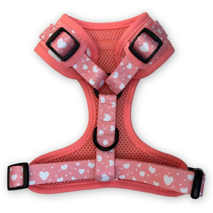 Adjustable Harness - Peachy Hearts