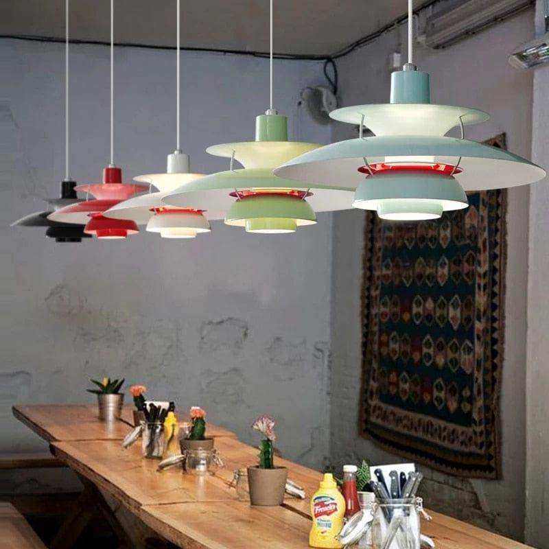 Astera 5 Shade Pendant Light (11 Colors)