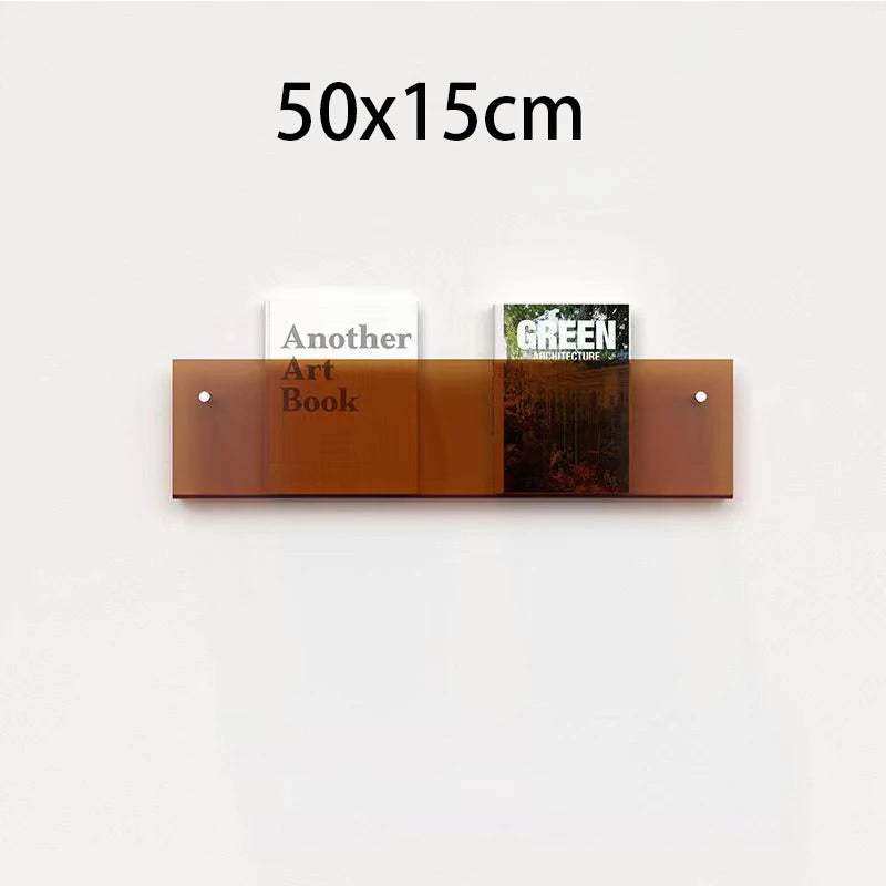Floating Acrylic Magazine Holder