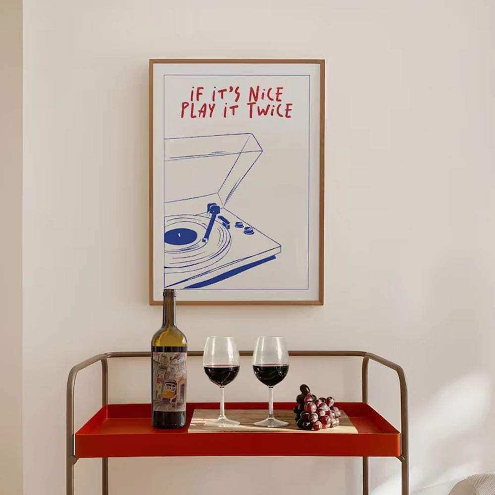 If It's Nice Play It Twice Print