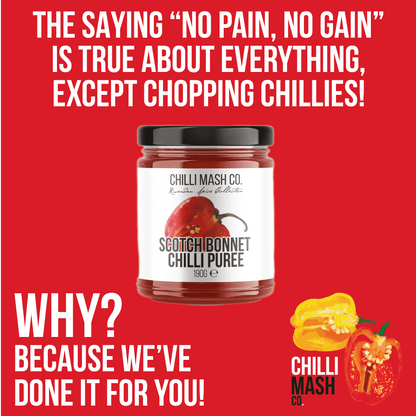 Scotch Bonnet Chilli Puree | 190g | Chilli Mash Co.