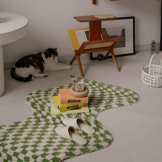 The Wavy Checkerboard Rug